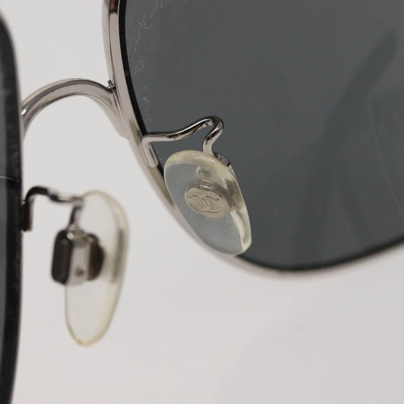 CHANEL Sunglasses plastic Black CC Auth bs29183