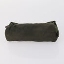 PRADA Pouch Nylon 4Set Black Khaki purple Auth bs29189-10