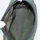 PRADA Pouch Nylon 4Set Black Khaki purple Auth bs29189-11