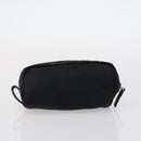 PRADA Pouch Nylon 4Set Black Khaki purple Auth bs29189-13