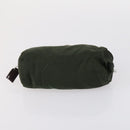 PRADA Pouch Nylon 4Set Black Khaki purple Auth bs29189-18