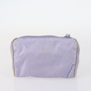 PRADA Pouch Nylon 4Set Black Khaki purple Auth bs29189-3