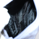 PRADA Pouch Nylon 4Set Black Khaki purple Auth bs29189-6