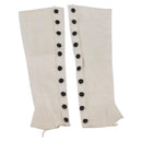 CHANEL Arm Cover Leather White CC Auth bs29195-1