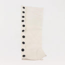 CHANEL Arm Cover Leather White CC Auth bs29195-12