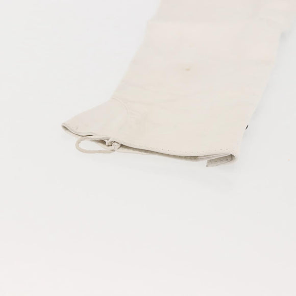 CHANEL Arm Cover Leather White CC Auth bs29195