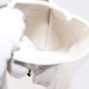 CHANEL Arm Cover Leather White CC Auth bs29195-17