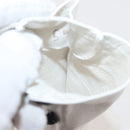 CHANEL Arm Cover Leather White CC Auth bs29195-18