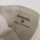 CHANEL Arm Cover Leather White CC Auth bs29195-20