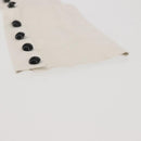 CHANEL Arm Cover Leather White CC Auth bs29195-4