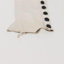 CHANEL Arm Cover Leather White CC Auth bs29195-5