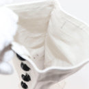 CHANEL Arm Cover Leather White CC Auth bs29195-8