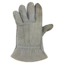 CHANEL Gloves Mouton Blue CC Auth bs29196-3