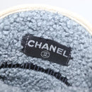 CHANEL Gloves Mouton Blue CC Auth bs29196-6