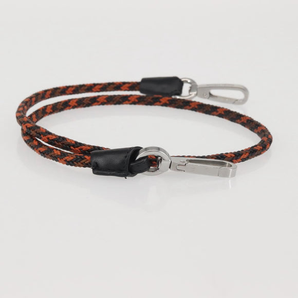 BOTTEGA VENETA Strap Leather Orange Auth bs29198