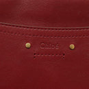 Chloe Shoulder Bag Leather 2way Bordeaux Gold Silver Auth bs29200-19