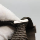 PRADA Shoulder Bag Nylon Khaki Silver Auth bs29203-19