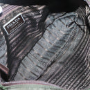 PRADA Shoulder Bag Nylon Khaki Silver Auth bs29203-10