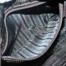 PRADA Shoulder Bag Nylon Khaki Silver Auth bs29203-11