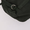 PRADA Backpack Nylon Khaki Silver Auth bs29204-19