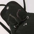 PRADA Backpack Nylon Khaki Silver Auth bs29204-20