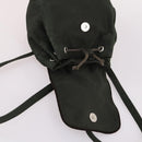 PRADA Backpack Nylon Khaki Silver Auth bs29204-21