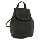 PRADA Backpack Nylon Khaki Silver Auth bs29204-1
