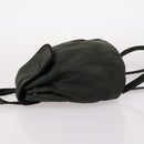 PRADA Backpack Nylon Khaki Silver Auth bs29204-4