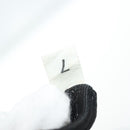 PRADA Shoulder Bag Canvas Leather Beige Black Silver Auth bs29206-12