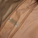 CHANEL Tote Bag Enamel Brown Gold CC Auth bs29208-15