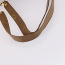 CHANEL Tote Bag Enamel Brown Gold CC Auth bs29208-7