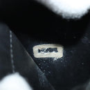 CHANEL Vanity Pouch Leather Black Gold CC Auth bs29211-21