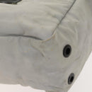 CHANEL Tote Bag Coated Canvas Gray Silver CC Auth bs29217-8