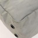 CHANEL Tote Bag Coated Canvas Gray Silver CC Auth bs29217-15