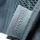 CHANEL Tote Bag Coated Canvas Gray Silver CC Auth bs29217-21