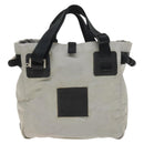 CHANEL Tote Bag Coated Canvas Gray Silver CC Auth bs29217-13