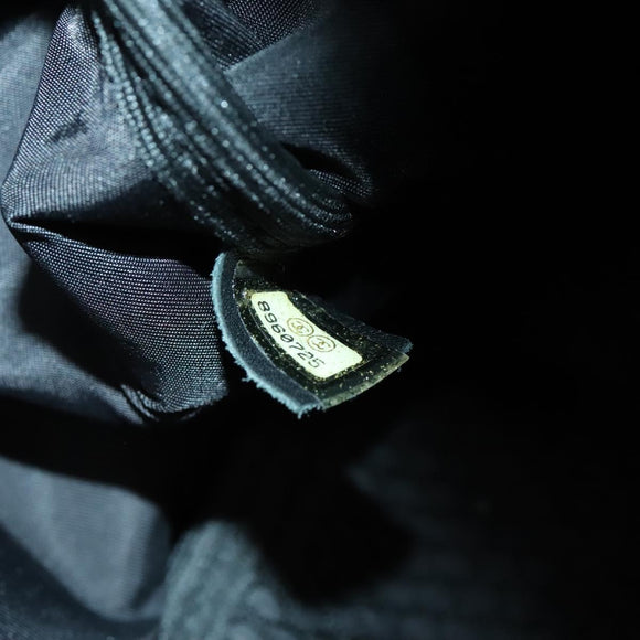 CHANEL Tote Bag Coated Canvas Gray Silver CC Auth bs29217