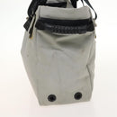 CHANEL Tote Bag Coated Canvas Gray Silver CC Auth bs29217-4