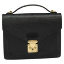 LOUIS VUITTON Epi Monceau 28 Hand Bag Black M52122 LV Auth bs29218-13