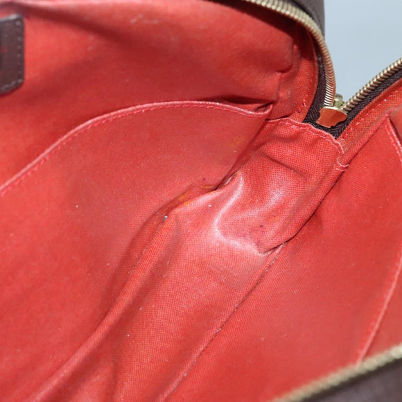 LOUIS VUITTON Damier Ebene Trousse Toilette25 Clutch Bag N47624 LV Auth bs29220