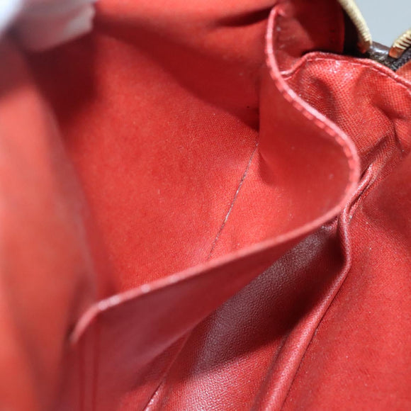 LOUIS VUITTON Damier Ebene Trousse Toilette25 Clutch Bag N47624 LV Auth bs29220