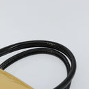 LOUIS VUITTON Monogram Vernis Lockit PM Tote Bag Beige Black M90251 Auth bs29224-14