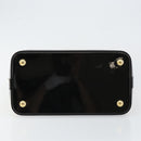 LOUIS VUITTON Monogram Vernis Lockit PM Tote Bag Beige Black M90251 Auth bs29224-5