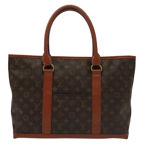 LOUIS VUITTON Monogram Sac Weekend PM Hand Bag M42425 LV Auth bs29225