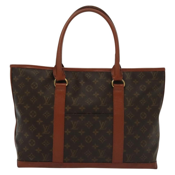 LOUIS VUITTON Monogram Sac Weekend PM Hand Bag M42425 LV Auth bs29225