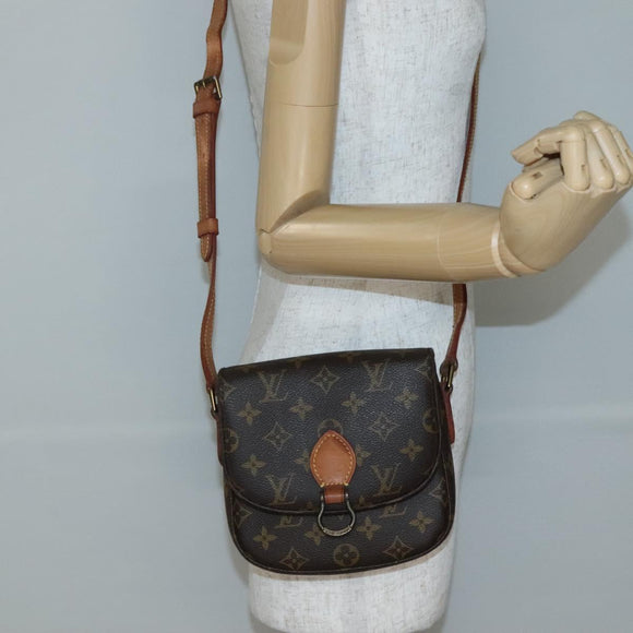 LOUIS VUITTON Monogram Monogram Saint Cloud PM Shoulder Bag M51244 Auth bs29234