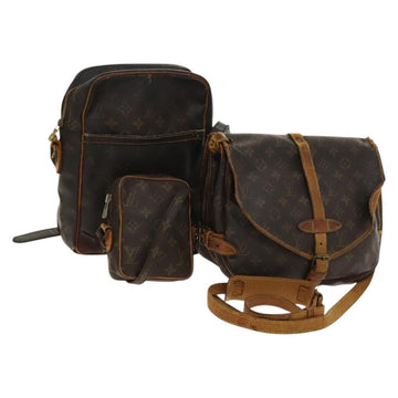 LOUIS VUITTON Monogram Bag 3Set LV Auth bs29238