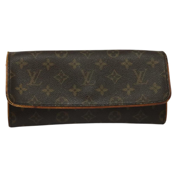 LOUIS VUITTON Monogram Pochette Twin GM Shoulder Bag M51852 LV Auth bs29241