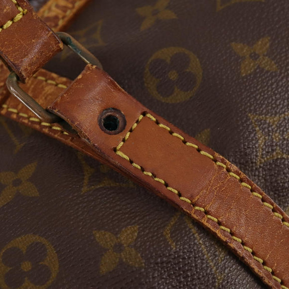 LOUIS VUITTON Monogram Sac Souple 35 Boston Tasche M41626 LV Auth bs29244