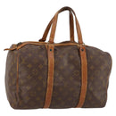 LOUIS VUITTON Monogram Sac Souple 35 Boston Tasche M41626 LV Auth bs29244-1
